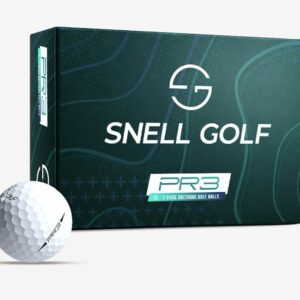 SNELL PR3 Golf Balls (Dozen) GET MAXIMUM DISTANCE FROM YOUR SHAVED DRIVER!